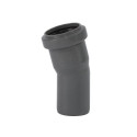 Internal sewage elbow WAVIN Optima 40 x 15°, gray