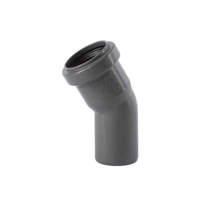 Internal sewage elbow WAVIN Optima 40 x 30°, gray