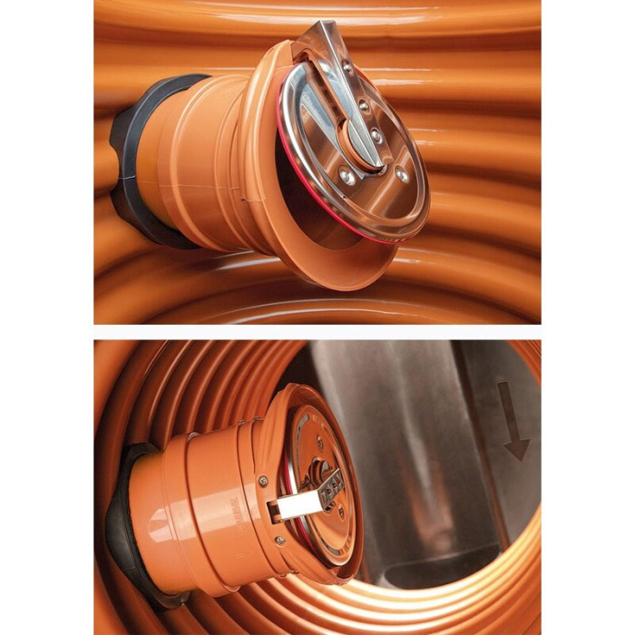 Drain valve/cap DN 200