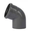 Internal sewage elbow WAVIN Optima 110 x 67°, gray