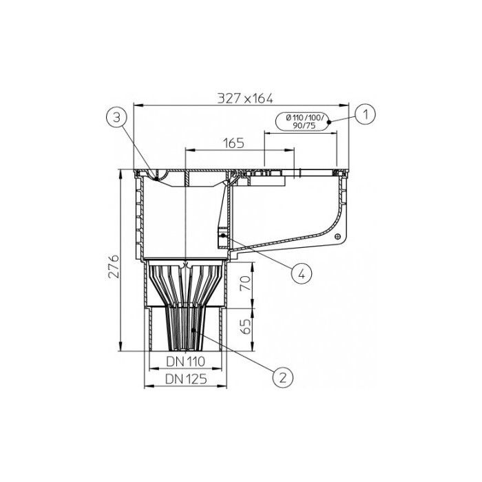 Caseus surinkimo trapas HL, juodas HL660E