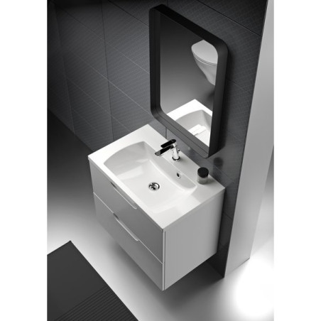 Зеркало RAVAK STRIP I 600x700 черные светодиодные лопаты