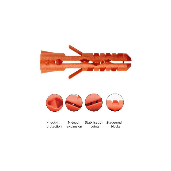 Toilet mounting kits MEFA M6 x 80 mm