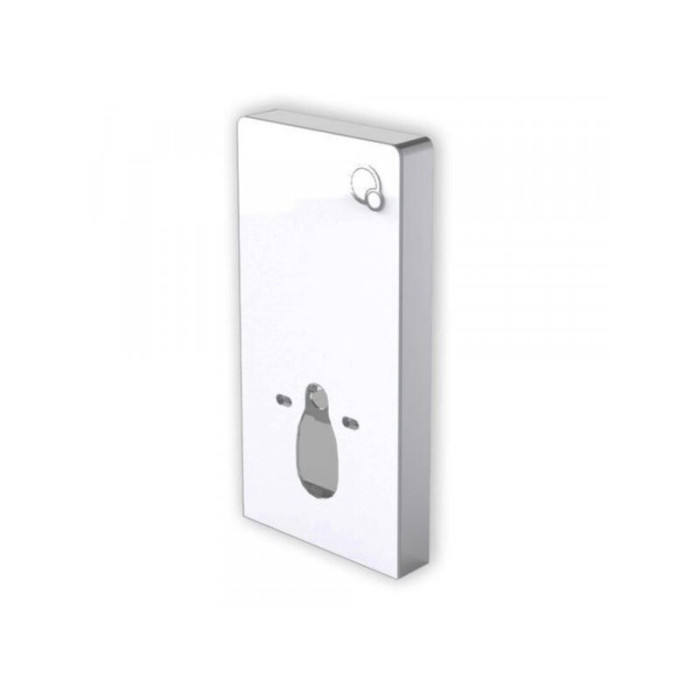 Sein seinaraamiga LUXURY 3 in 1, valge klaas, riputatud tualeti jaoks