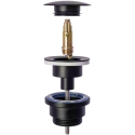 Alumine klapp LUXURY Click Clack universaalne, must-matt