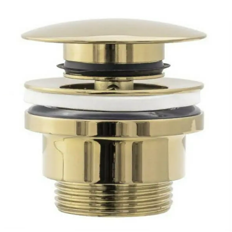 Bottom valve LUXURY Click Clack universal, gold