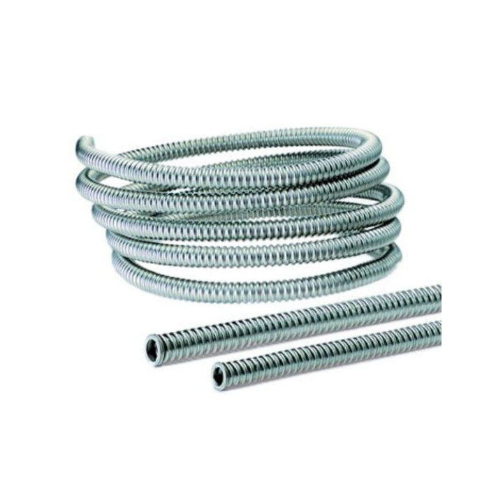 Corrugated pipe of AISI 316L alloyed stainless steel DN25 (1 1/4), cut