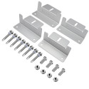 Z sets for fixing solar modules on flat roofs