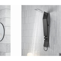 Душевая панель MEPAshower Black-Al 717 с термостатом
