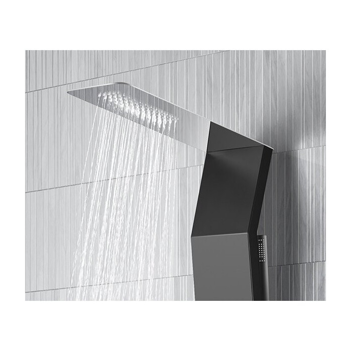 Душевая панель MEPAshower Black-Al 717 с термостатом