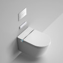 Peatatud WC bideefunktsiooniga Rimless istme ja kaanega
