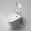 Peatatud WC bideefunktsiooniga Rimless istme ja kaanega