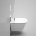 Peatatud WC bideefunktsiooniga Rimless istme ja kaanega