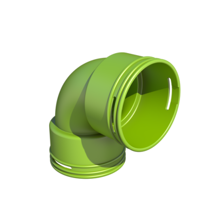 Elbow 90° UBBINK Air Excellent Dn 75