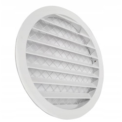Ventilatsiooni välisvõre ALNOR 160, valge