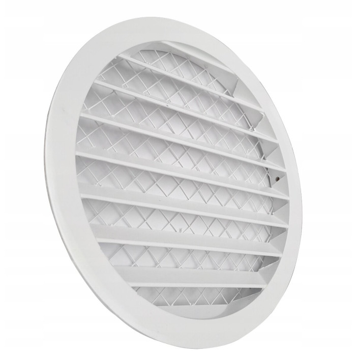 Ventilatsiooni välisvõre ALNOR 160, valge