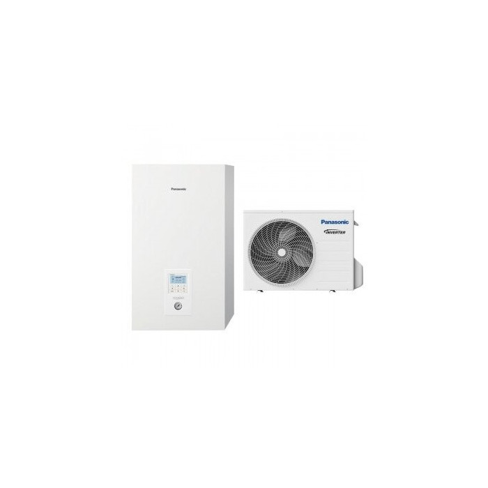 J latest generation heat pump air - water 5 kW PANASONIC, with a capacity of 200 l, one-phase
