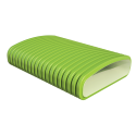 Plastic semi-flexible oval duct UBBINK 140 x 50 mm - 20 m