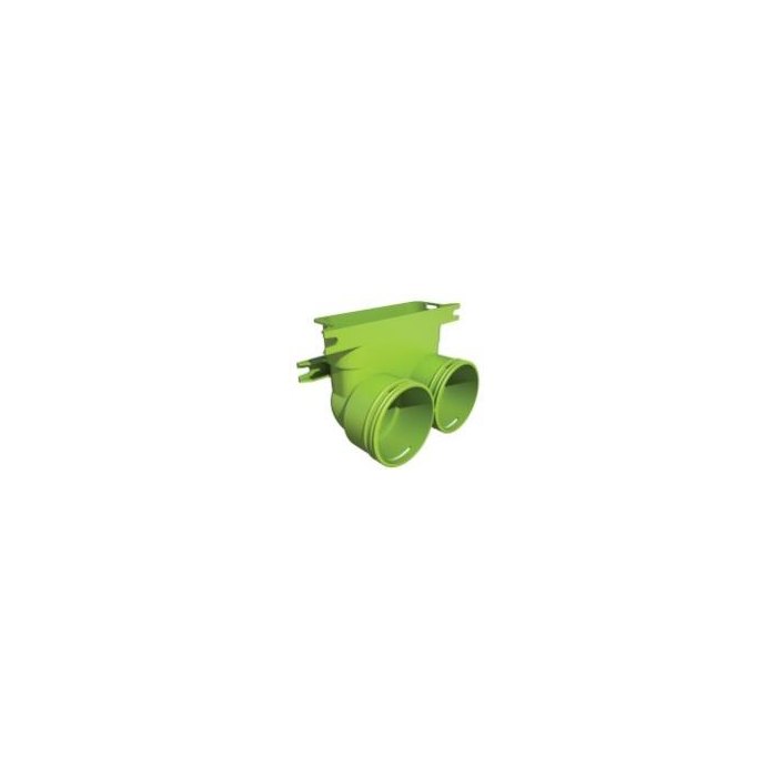 Adapteris UBBINK Air Excellent 2 x Dn 75 - Dn 140 x 50 mm