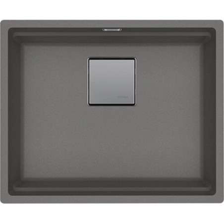 Stoneware (granite) sink FRANKE KUBUS 2 KNG 110-52, stone gray