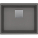 Stoneware (granite) sink FRANKE KUBUS 2 KNG 110-52, stone gray