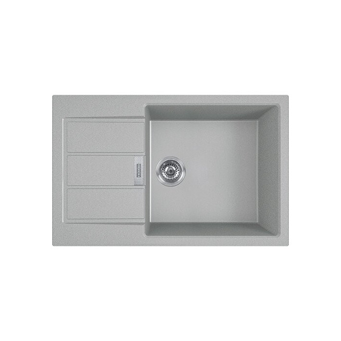 Тектонический умывальник FRANKE Sirius S2D 611-78XL, 78x50 см, Городской серый