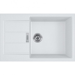 Tektonito plautuvė FRANKE Sirius S2D 611-78XL, 78x50 cm, arkties balta