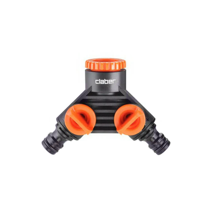 2-izejas kolektors CLABER Quick-Click 3/4'' vidū, 8598