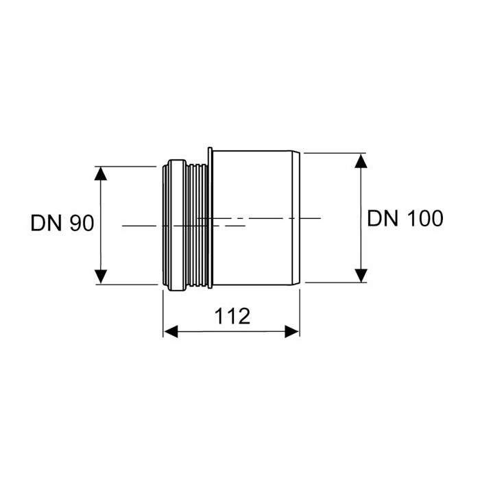 Редукция TECEprofil DN 90/100