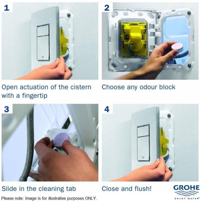 Svaigas tabletes wc rāmim, 38882000