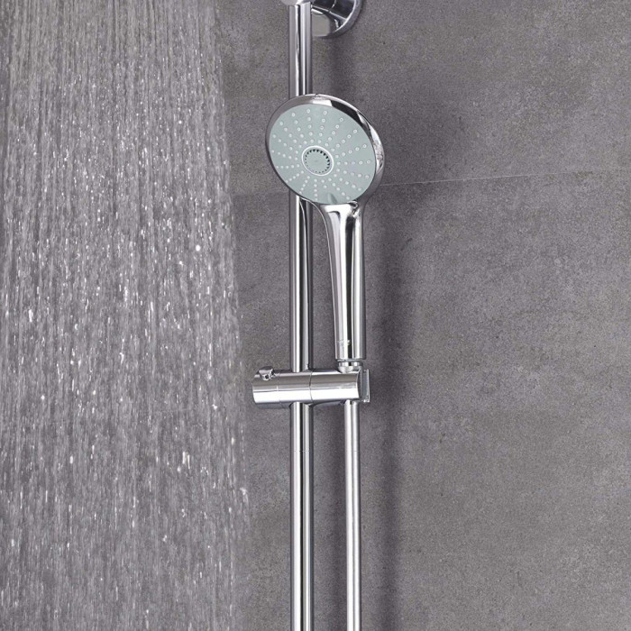 Termostatinė vonios-dušo sistema GROHE Euphoria 260 su rankiniu dušeliu Euphoria 110 masažas