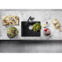 Sink installed under the countertop BLANCO ETAGON 500-U, 53x46 cm, Black