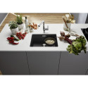Sink installed under the countertop BLANCO ETAGON 500-U, 53x46 cm, Black