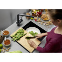 Sink installed under the countertop BLANCO ETAGON 500-U, 53x46 cm, Black