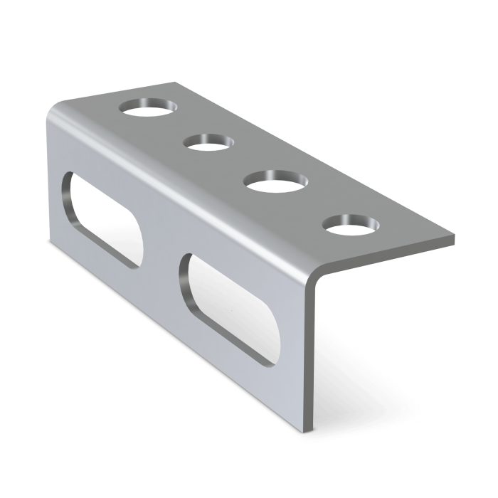 Perforeeritud profiil L-kujulises NICZUK-is 30 x 30 mm / 2 mm, pikk 2 meetrit