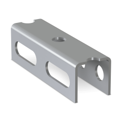 Perforeeritud profiil U-kujuline NICZUK 30 x 30 mm/2 mm, pikk 2 meetrit