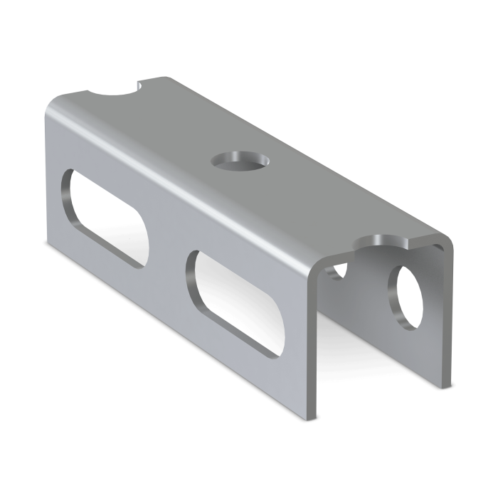 Perforeeritud profiil U-kujuline NICZUK 30 x 30 mm/2 mm, pikk 2 meetrit
