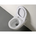 Suspended toilet FLAMINIA App Go SILENT with Slim Slow close cover