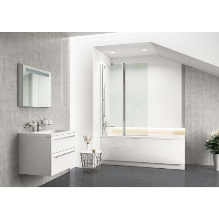 Two-piece hinged bath wall RAVAK CVS2 (Exposition)