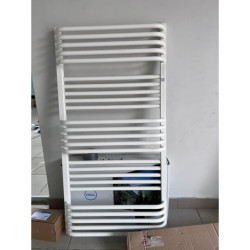 Towel rail TERMA POLA 600 x 1118 mm, soft white (From exhibits)