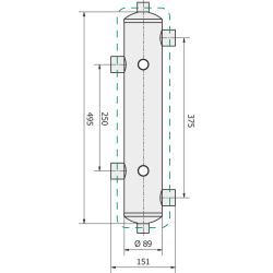 Hydraulinis indas su nuimama išoliacija KAMEN SH1na1