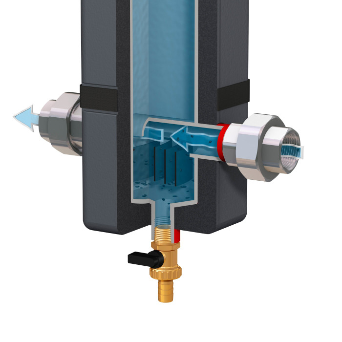 Hidrauliskās plūsmas atdalīšanas trauks FLAMCO FlexBalance EcoPlus C 100 kW - 1 1/4", 28378