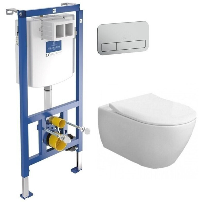 Комплекты настенных рам VILLEROY & BOSH ViConnect с Subway 2.0 Ceramic плюс покрытие из кнопок (6 в 1)