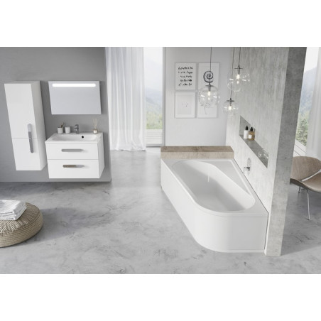 Акриловая ассиметричная ванна RAVAK Chrome 1600 x 1050, левая (От экспозиции)