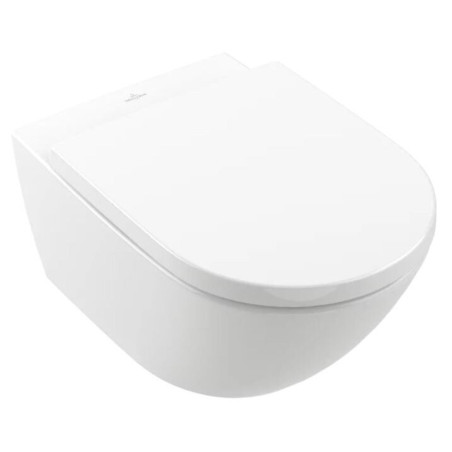 Suspended toilet VILLEROY & BOCH Subway 3.0 Twist flush with slow close cover