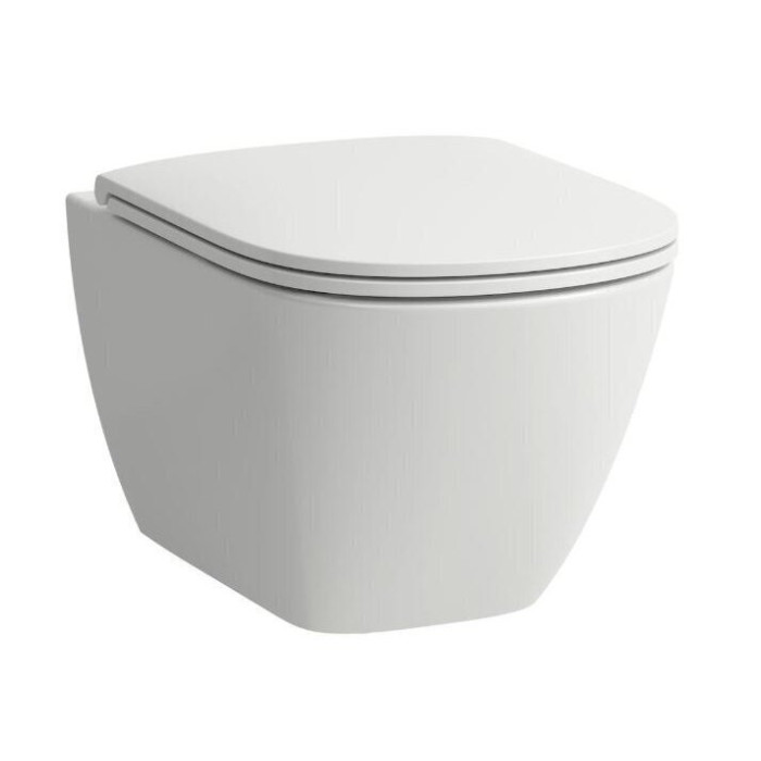 LAUFEN Lua Rimless is a thin SoftClose cover