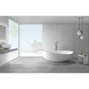 KivivannTUB MEPA Bend Matt-Black 184 x 112 cm musta mattsifooniga