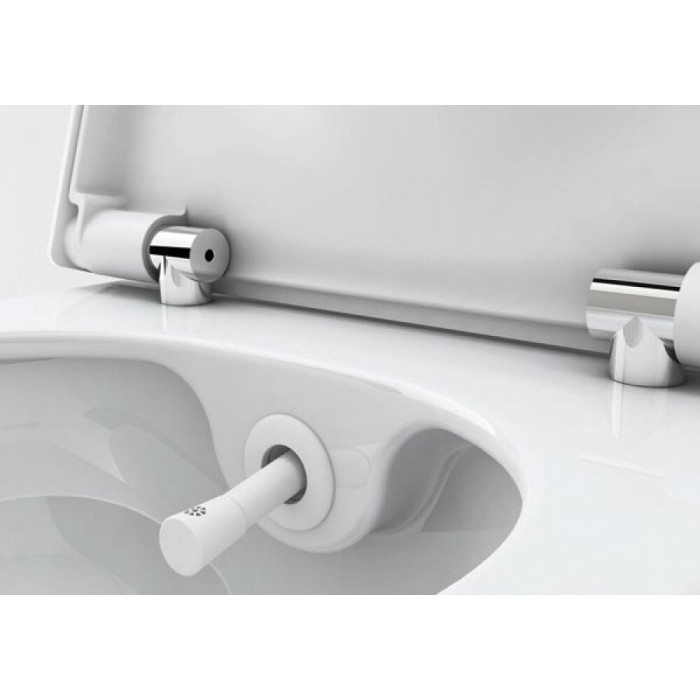 Pakabinamas unitazas su bidės funkcija TECEone Rimless su sėdyne ir dangčiu