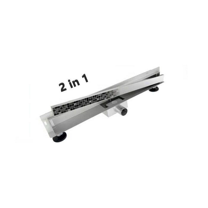 Wall gutter with pasting tile "Dry" (Selection of different lengths)