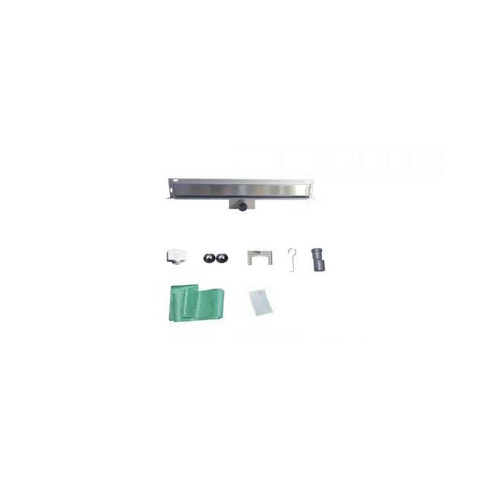 Wall gutter with pasting tile "Dry" (Selection of different lengths)